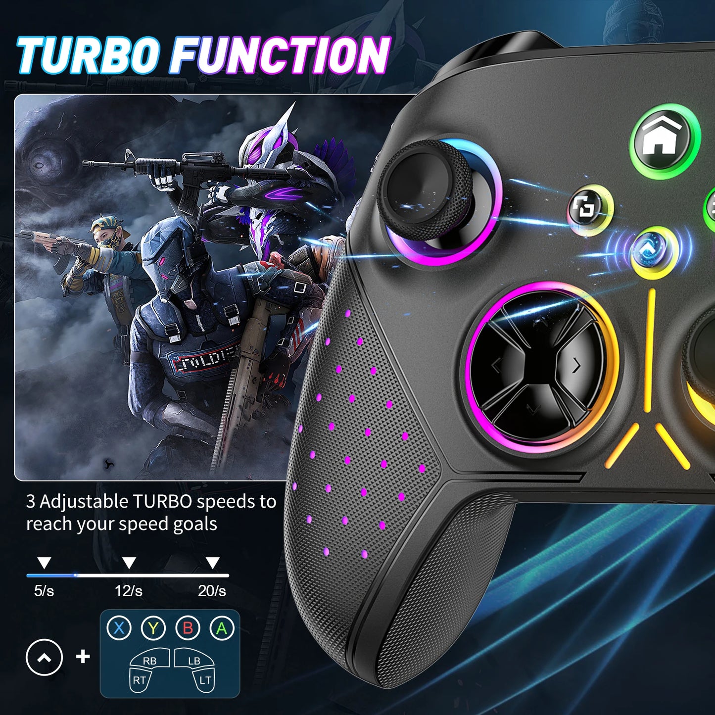 Controller Compatible with Xbox one/Xbox One S/X/Xbox Series